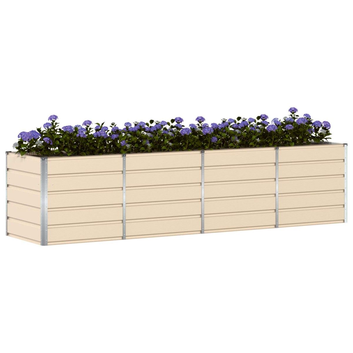 vidaXL Γλάστρα Ελεφαντόδοντο 320 x 80 x 75 εκ. Ατσάλι