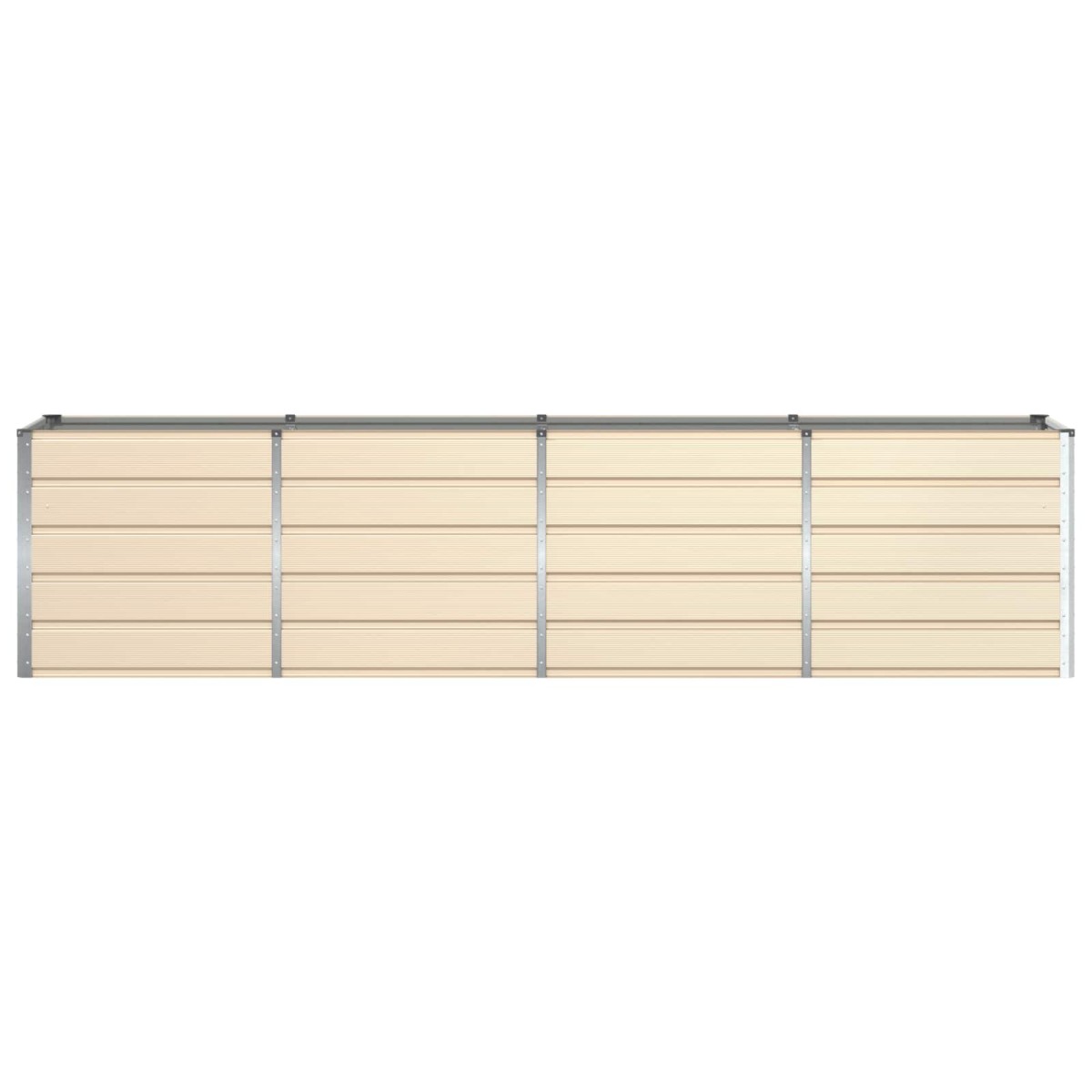 vidaXL Γλάστρα Ελεφαντόδοντο 320 x 80 x 75 εκ. Ατσάλι