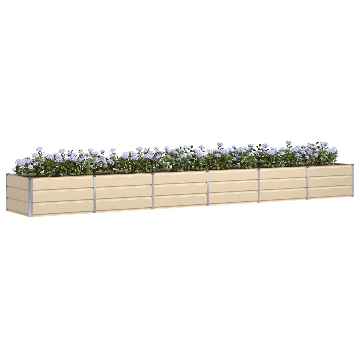 vidaXL Γλάστρα Ελεφαντόδοντο 480 x 80 x 45 cm Ατσάλι
