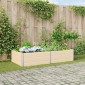 vidaXL Γλάστρα Ελεφαντόδοντο 195 x 100 x 45 εκ Επικαλυμμένος Χάλυβας