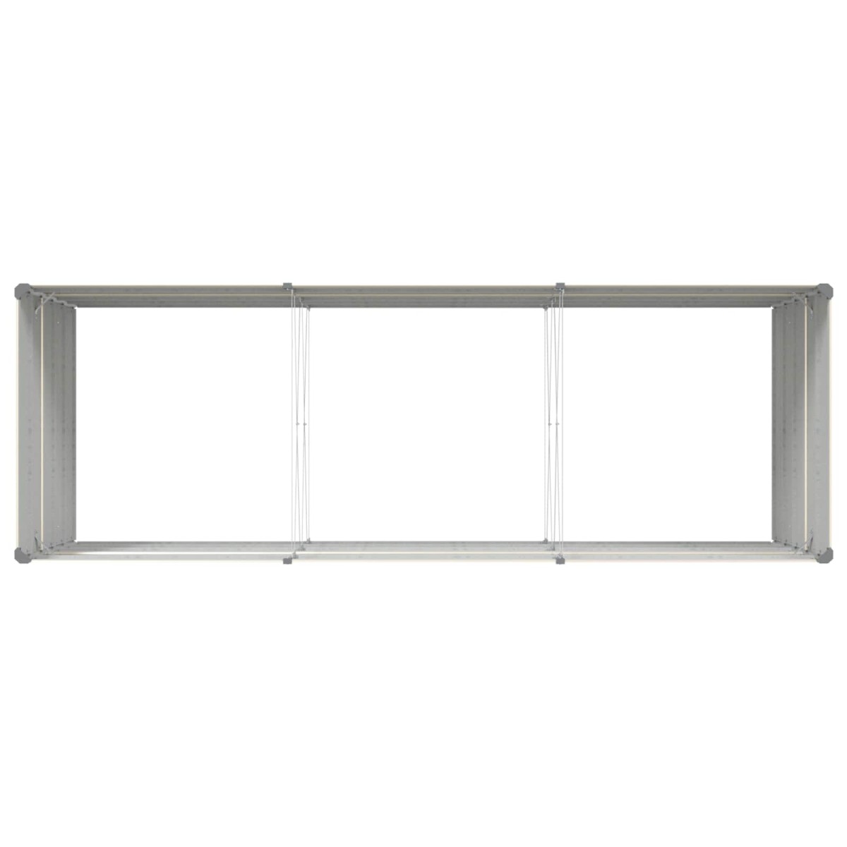 vidaXL Γλάστρα Ελεφαντόδοντο 290 x 100 x 75 εκ Επικαλυμμένος Χάλυβας