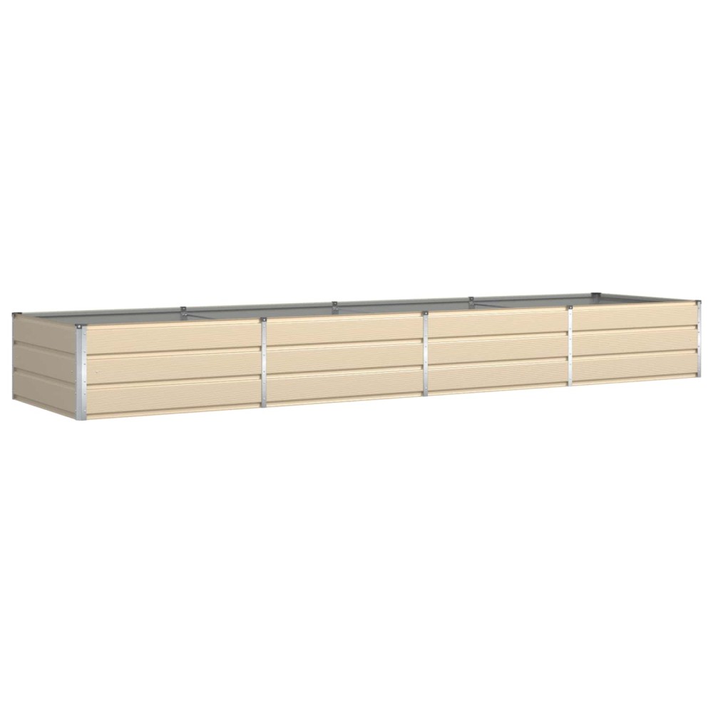 vidaXL Γλάστρα Ελεφαντόδοντο 385 x 100 x 45 εκ Επικαλυμμένος Χάλυβας