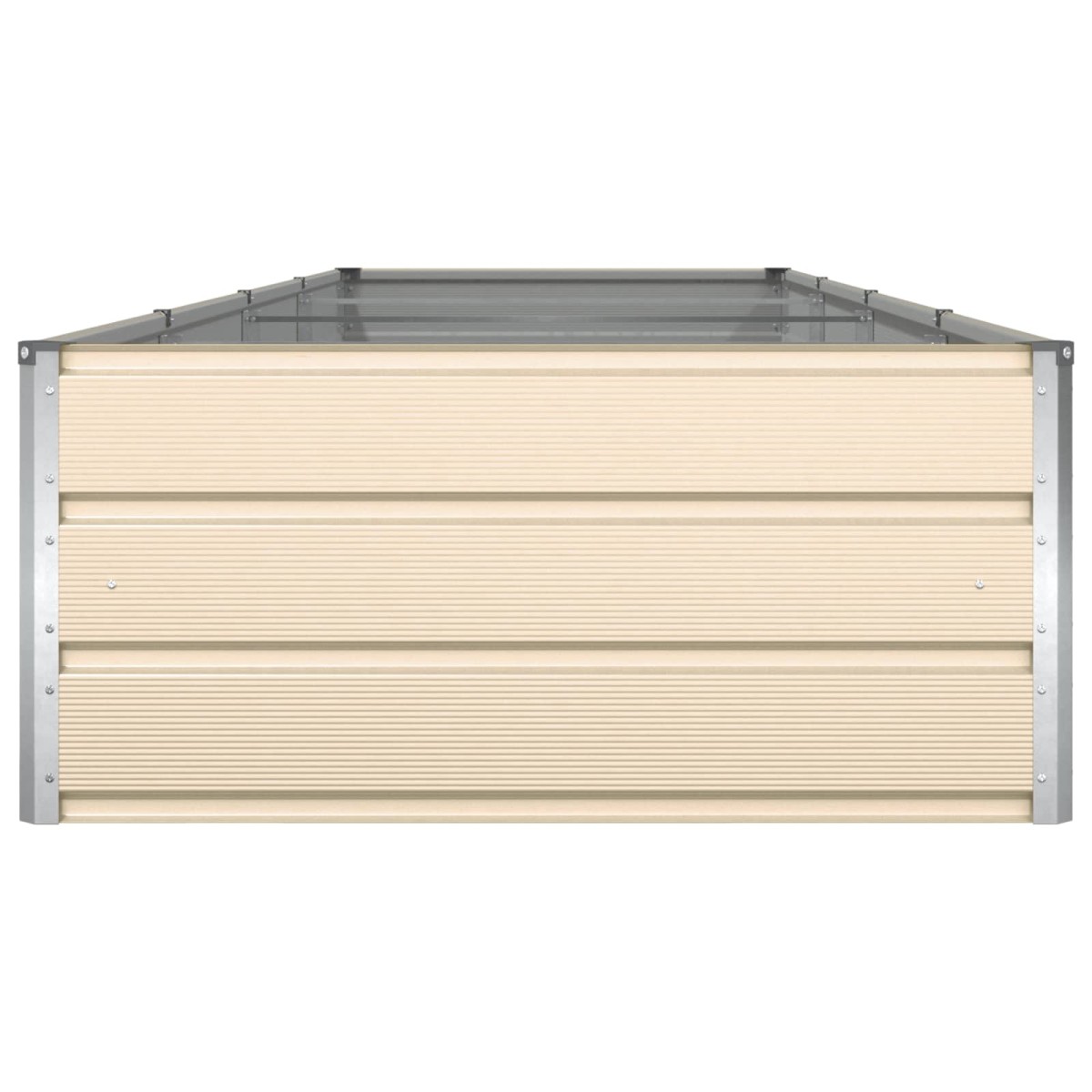 vidaXL Γλάστρα Ελεφαντόδοντο 385 x 100 x 45 εκ Επικαλυμμένος Χάλυβας
