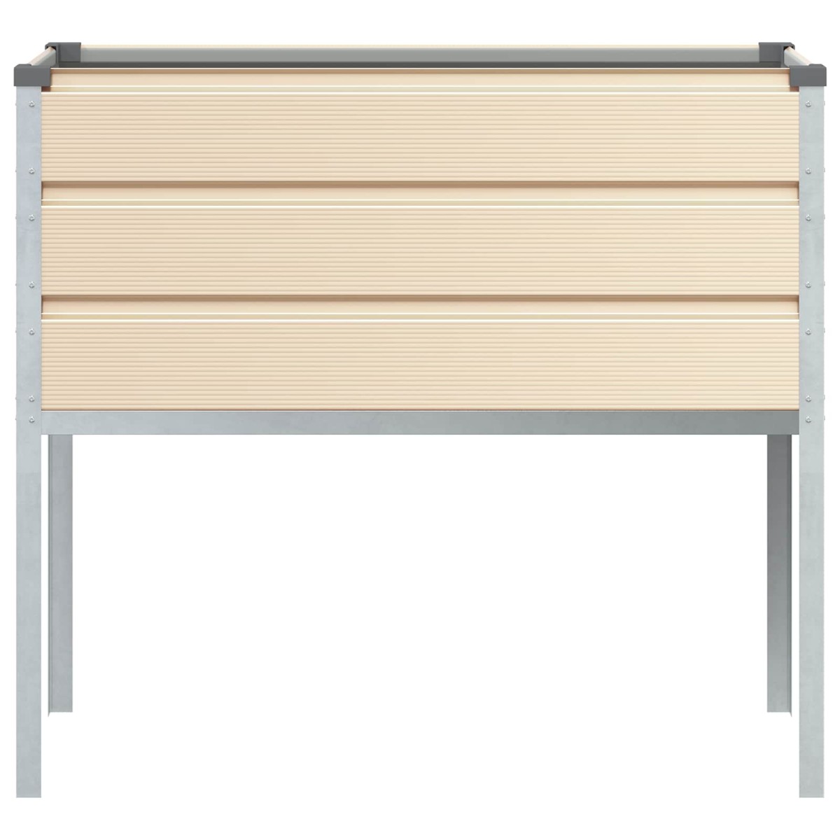 vidaXL Γλάστρα Ελεφαντόδοντο 100 x 45 x 90 εκ. Επικαλυμμένος Χάλυβας