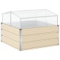 vidaXL Γλάστρα Ελεφαντόδοντο 100 x 100 x 77 cm Επικαλυμμένος Χάλυβας