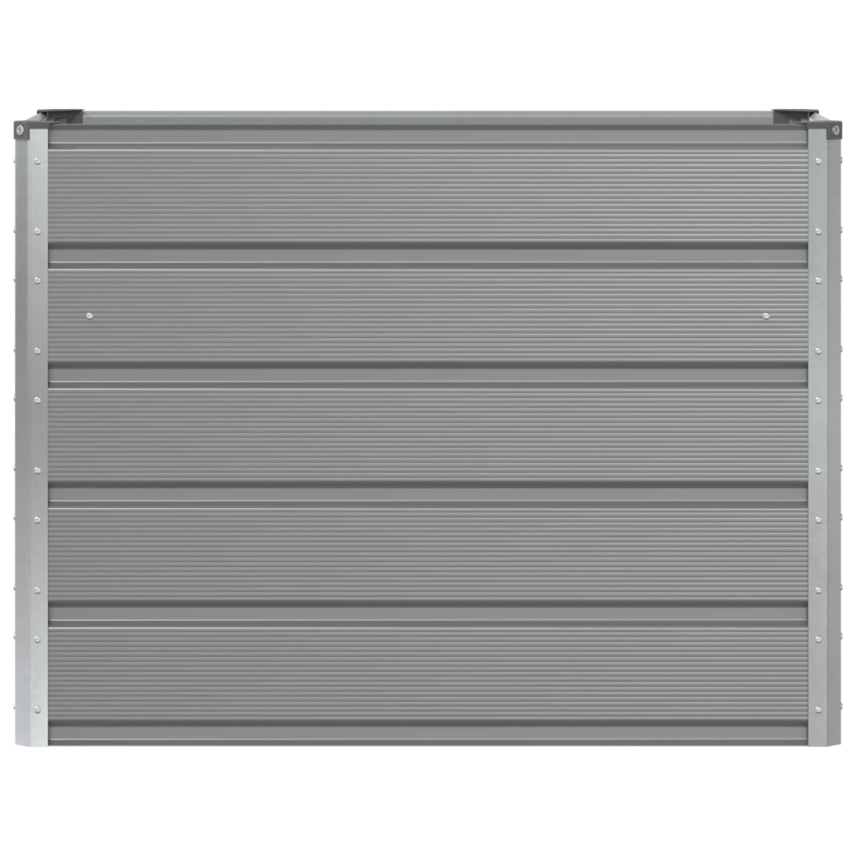 vidaXL Γλάστρα Ανοιχτό γκρι 100 x 40 x 75 cm Ατσάλι