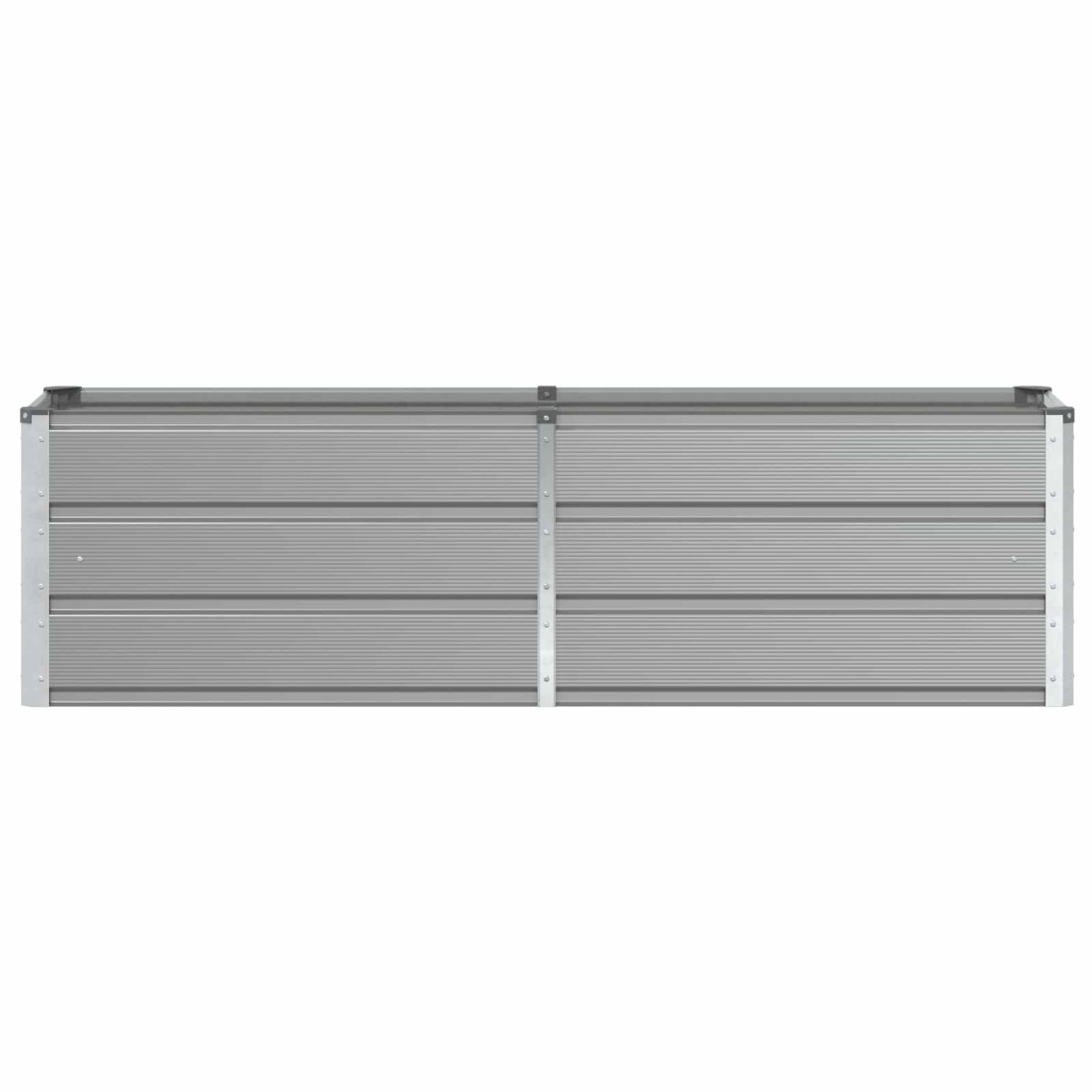 vidaXL Γλάστρα Ανοιχτό γκρι 160 x 40 x 45 cm Ατσάλι