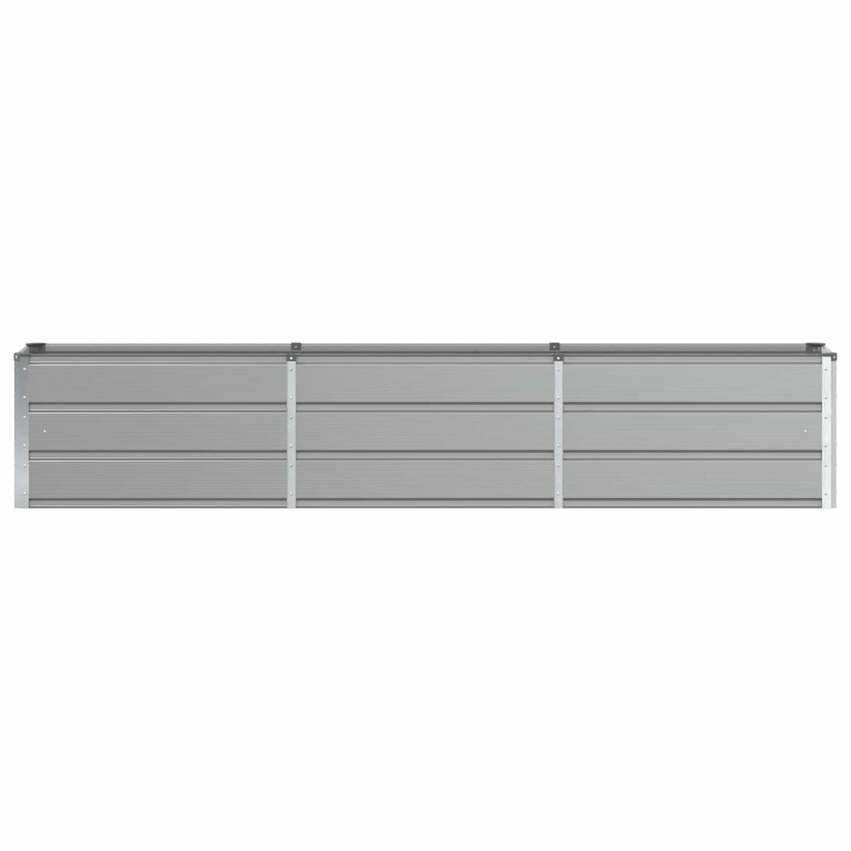 vidaXL Γλάστρα Ανοιχτό γκρι 240 x 40 x 45 cm Ατσάλι