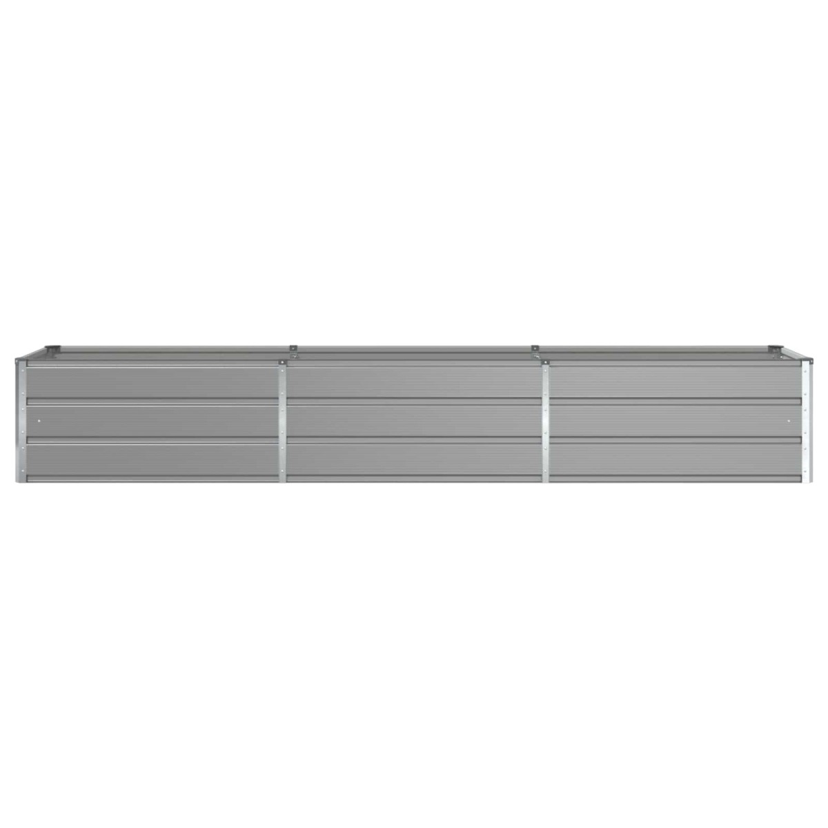 vidaXL Γλάστρα Ανοιχτό γκρι 290 x 50 x 45 εκ Επικαλυμμένος Χάλυβας