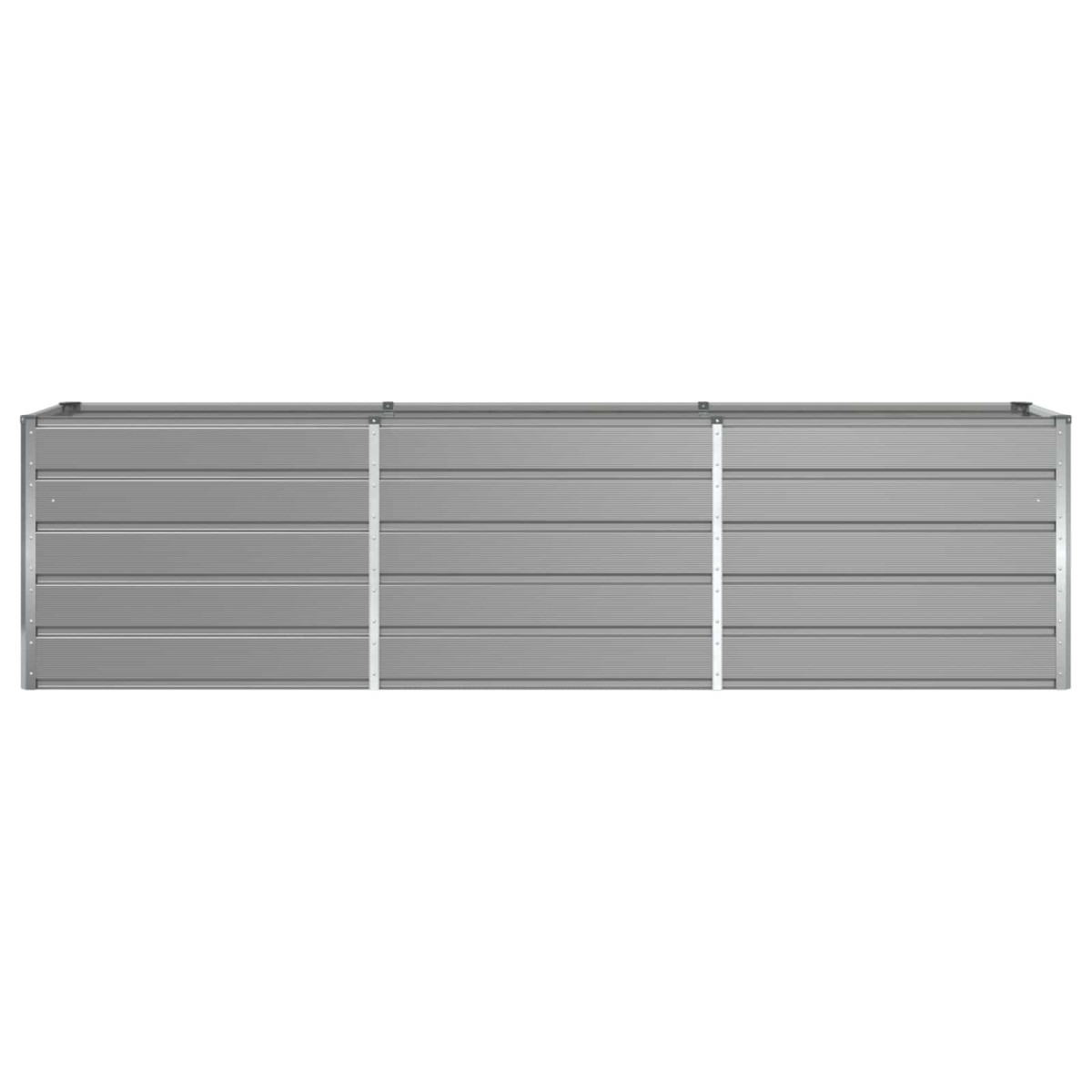 vidaXL Γλάστρα Ανοιχτό γκρι 290 x 50 x 75 εκ Επικαλυμμένος Χάλυβας