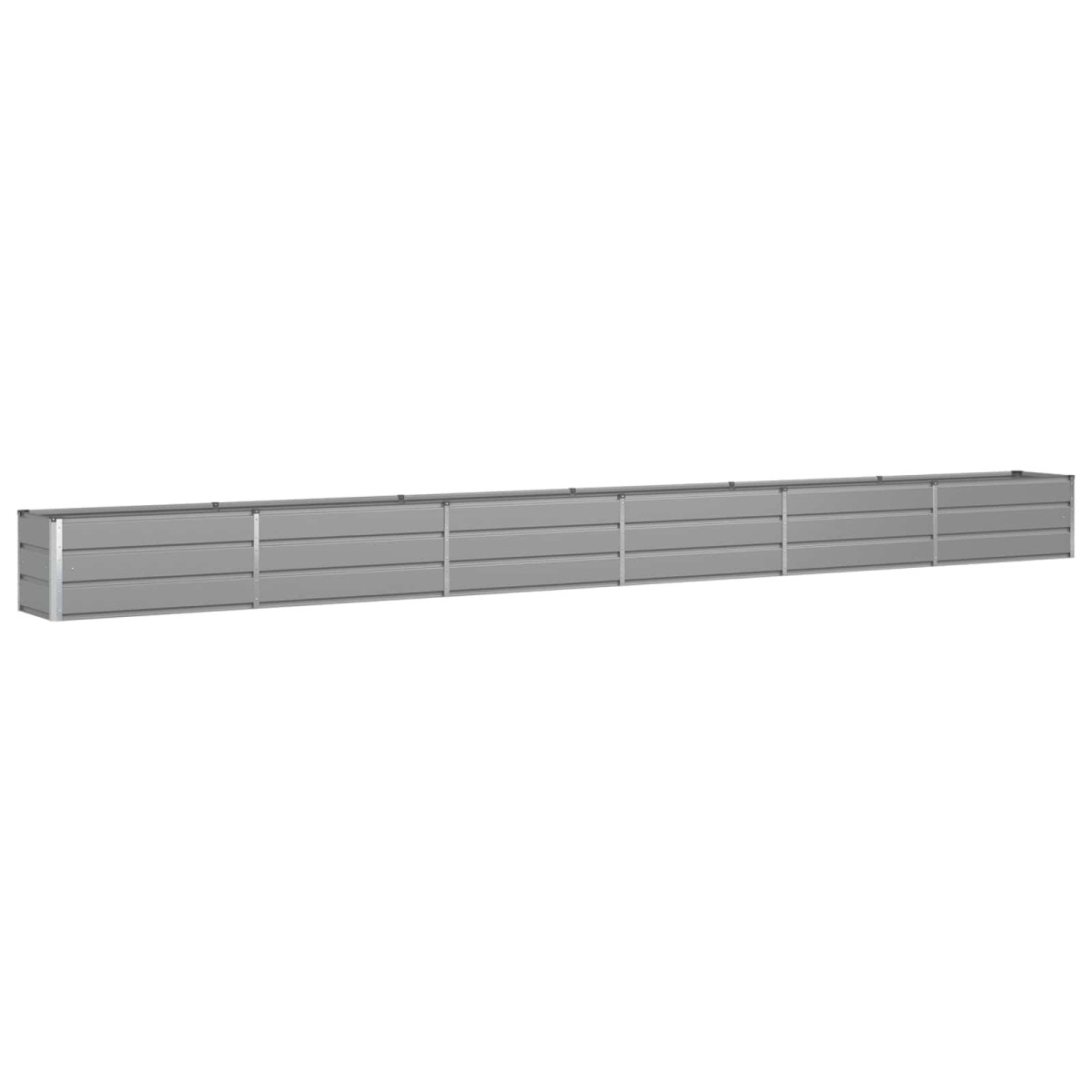 vidaXL Γλάστρα Ανοιχτό γκρι 580 x 50 x 45 εκ Επικαλυμμένος Χάλυβας