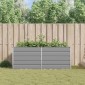vidaXL Γλάστρα Ανοιχτό γκρι 195 x 100 x 75 εκ Επικαλυμμένος Χάλυβας