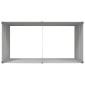 vidaXL Γλάστρα Ανοιχτό γκρι 195 x 100 x 75 εκ Επικαλυμμένος Χάλυβας