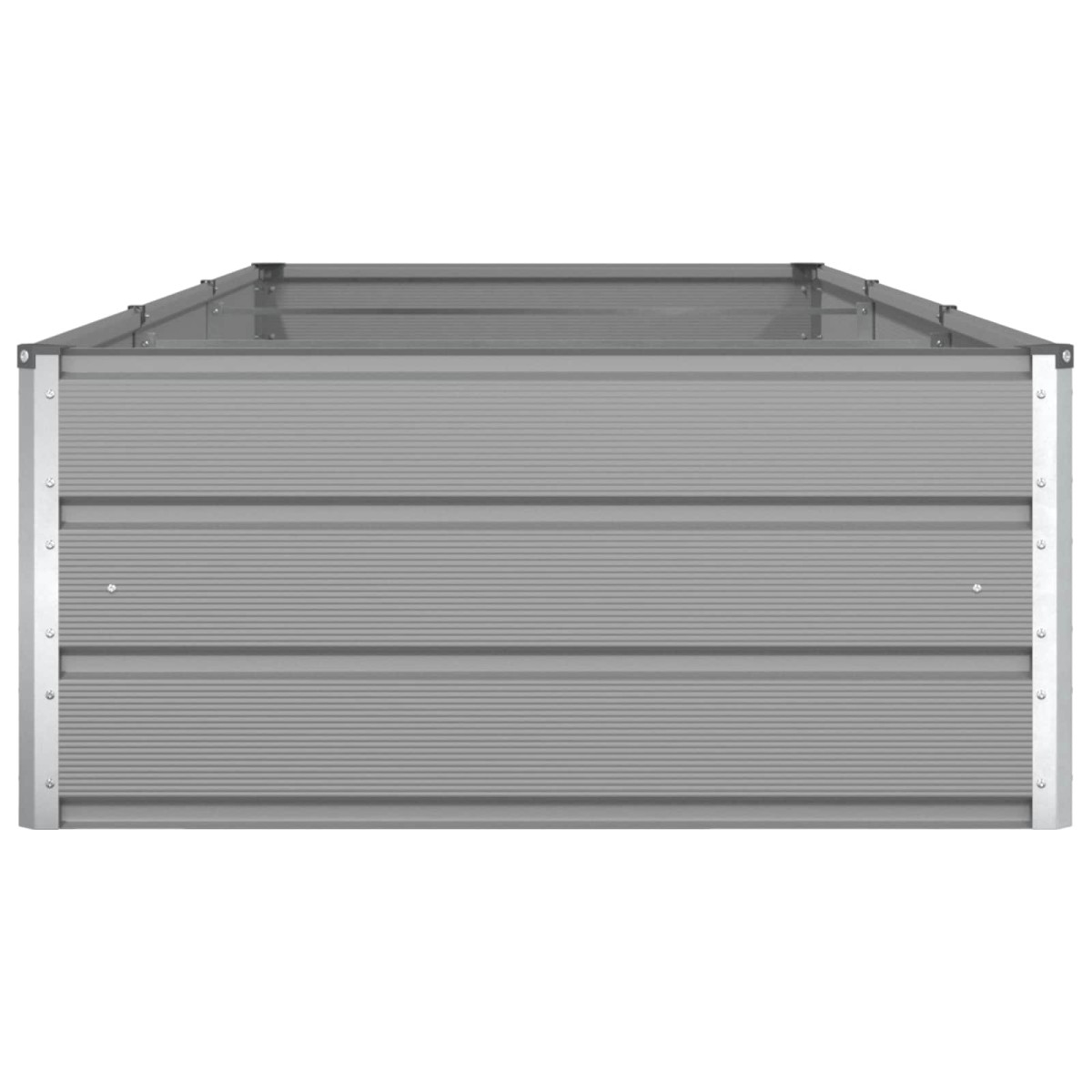 vidaXL Γλάστρα Ανοιχτό γκρι 290 x 100 x 45 εκ Επικαλυμμένος Χάλυβας