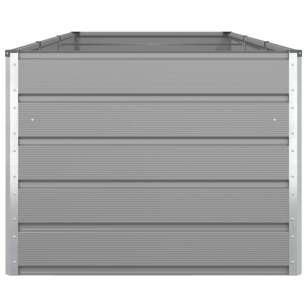 vidaXL Γλάστρα Ανοιχτό γκρι 290 x 100 x 75 εκ Επικαλυμμένος Χάλυβας