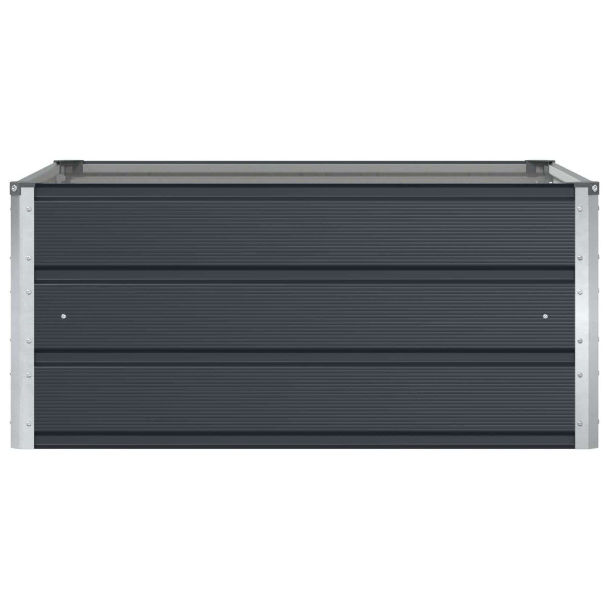 vidaXL Γλάστρα Ανθρακί 100 x 100 x 45 cm Ατσάλι