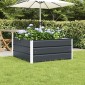 vidaXL Γλάστρα Ανθρακί 100 x 100 x 45 cm Ατσάλι