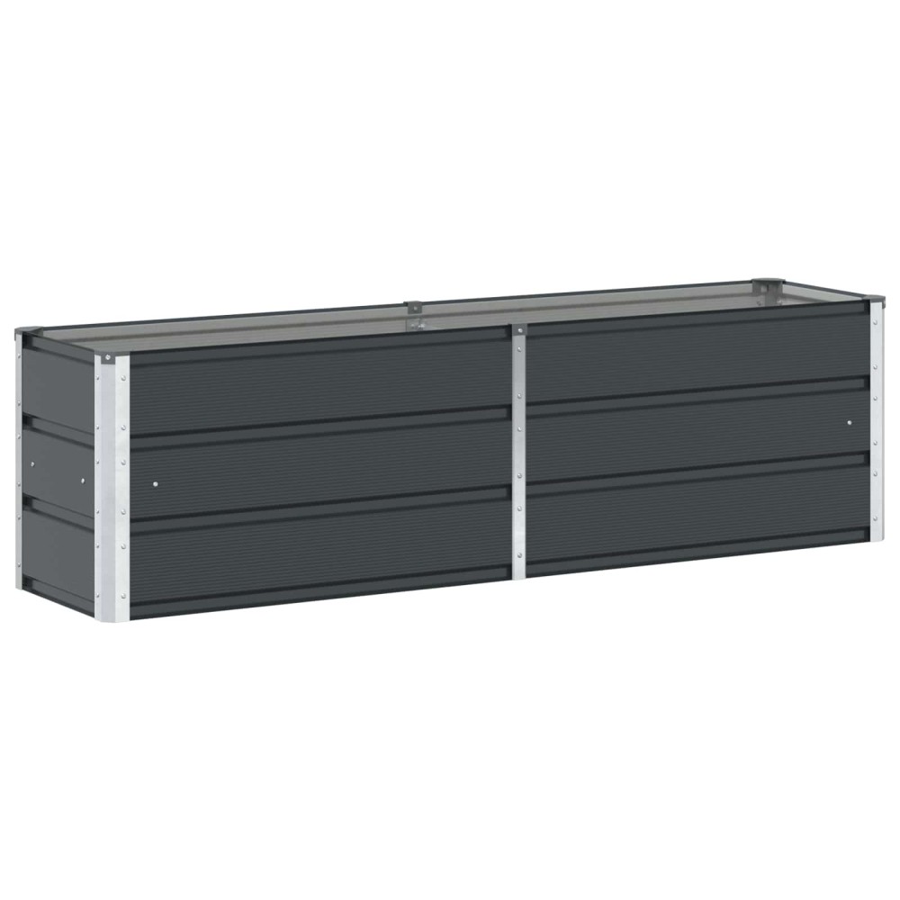 vidaXL Γλάστρα Ανθρακί 160 x 40 x 45 cm Ατσάλι