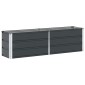 vidaXL Γλάστρα Ανθρακί 160 x 40 x 45 cm Ατσάλι