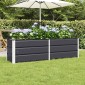 vidaXL Γλάστρα Ανθρακί 160 x 40 x 45 cm Ατσάλι