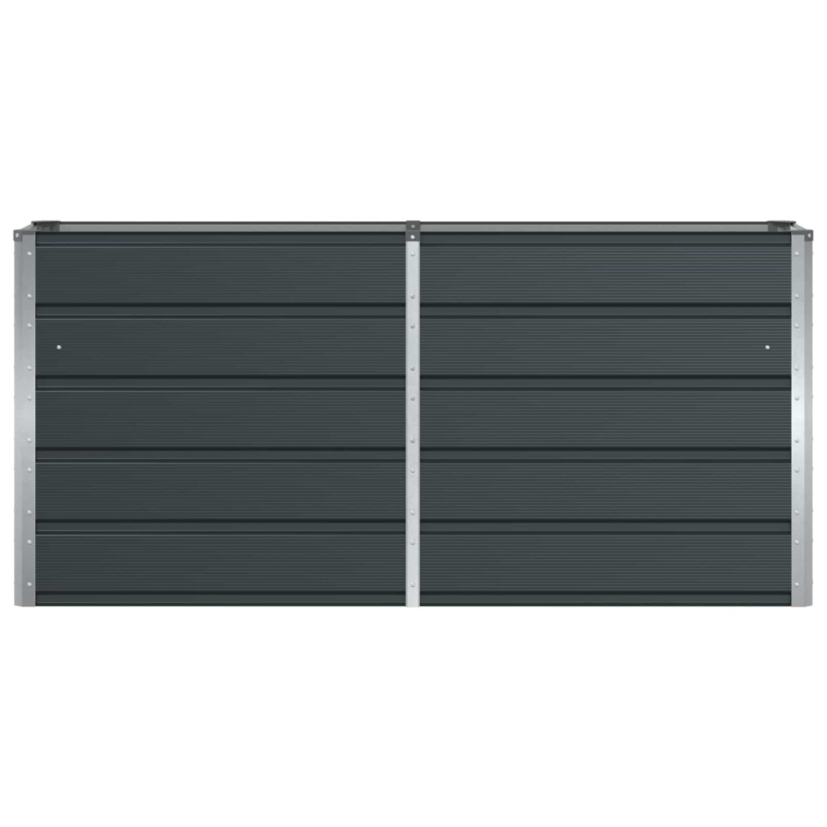 vidaXL Γλάστρα Ανθρακί 160 x 40 x 75 εκ. Ατσάλι