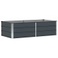 vidaXL Γλάστρα Ανθρακί 160 x 80 x 45 cm Ατσάλι