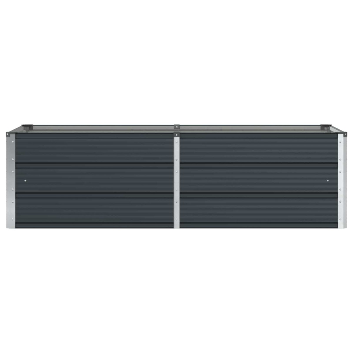 vidaXL Γλάστρα Ανθρακί 160 x 80 x 45 cm Ατσάλι