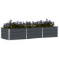 vidaXL Γλάστρα Ανθρακί 240 x 80 x 45 cm Ατσάλι