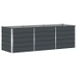 vidaXL Γλάστρα Ανθρακί 240 x 80 x 75 εκ. Ατσάλι