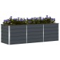 vidaXL Γλάστρα Ανθρακί 240 x 80 x 75 εκ. Ατσάλι