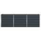 vidaXL Γλάστρα Ανθρακί 240 x 80 x 75 εκ. Ατσάλι