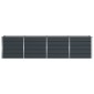 vidaXL Γλάστρα Ανθρακί 320 x 80 x 75 εκ. Ατσάλι