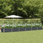 vidaXL Γλάστρα Ανθρακί 600 x 80 x 45 cm Ατσάλι