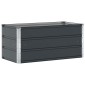 vidaXL Γλάστρα Ανθρακί 100 x 50 x 45 cm Επικαλυμμένος Χάλυβας