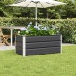 vidaXL Γλάστρα Ανθρακί 100 x 50 x 45 cm Επικαλυμμένος Χάλυβας