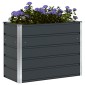 vidaXL Γλάστρα Ανθρακί 100 x 50 x 75 cm Επικαλυμμένος Χάλυβας