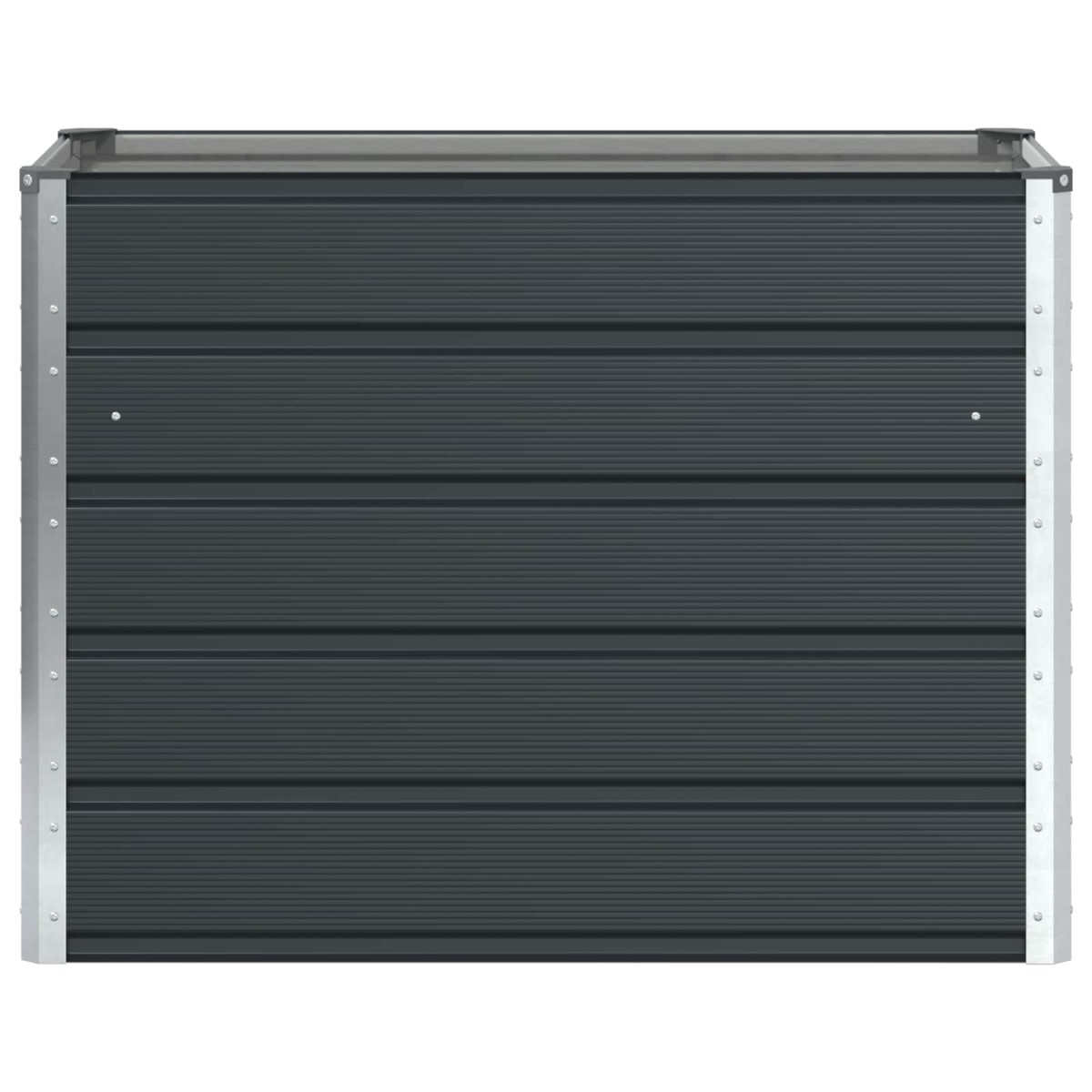 vidaXL Γλάστρα Ανθρακί 100 x 50 x 75 cm Επικαλυμμένος Χάλυβας