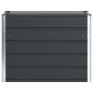 vidaXL Γλάστρα Ανθρακί 100 x 50 x 75 cm Επικαλυμμένος Χάλυβας