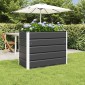 vidaXL Γλάστρα Ανθρακί 100 x 50 x 75 cm Επικαλυμμένος Χάλυβας