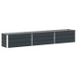 vidaXL Γλάστρα Ανθρακί 290 x 50 x 45 εκ Επικαλυμμένος Χάλυβας