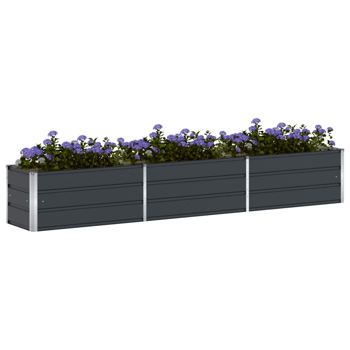 vidaXL Γλάστρα Ανθρακί 290 x 50 x 45 εκ Επικαλυμμένος Χάλυβας