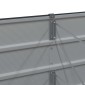 vidaXL Γλάστρα Ανθρακί 290 x 50 x 45 εκ Επικαλυμμένος Χάλυβας