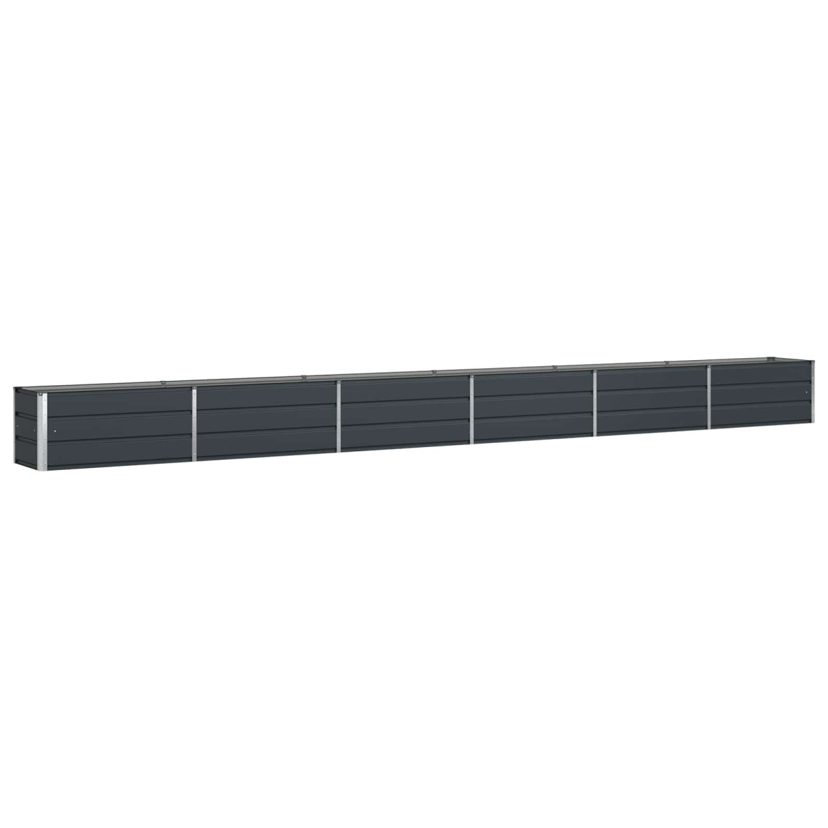 vidaXL Γλάστρα Ανθρακί 580 x 50 x 45 εκ Επικαλυμμένος Χάλυβας