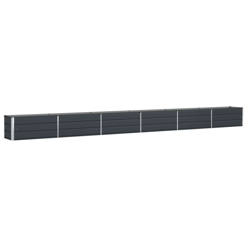 vidaXL Γλάστρα Ανθρακί 580 x 50 x 45 εκ Επικαλυμμένος Χάλυβας