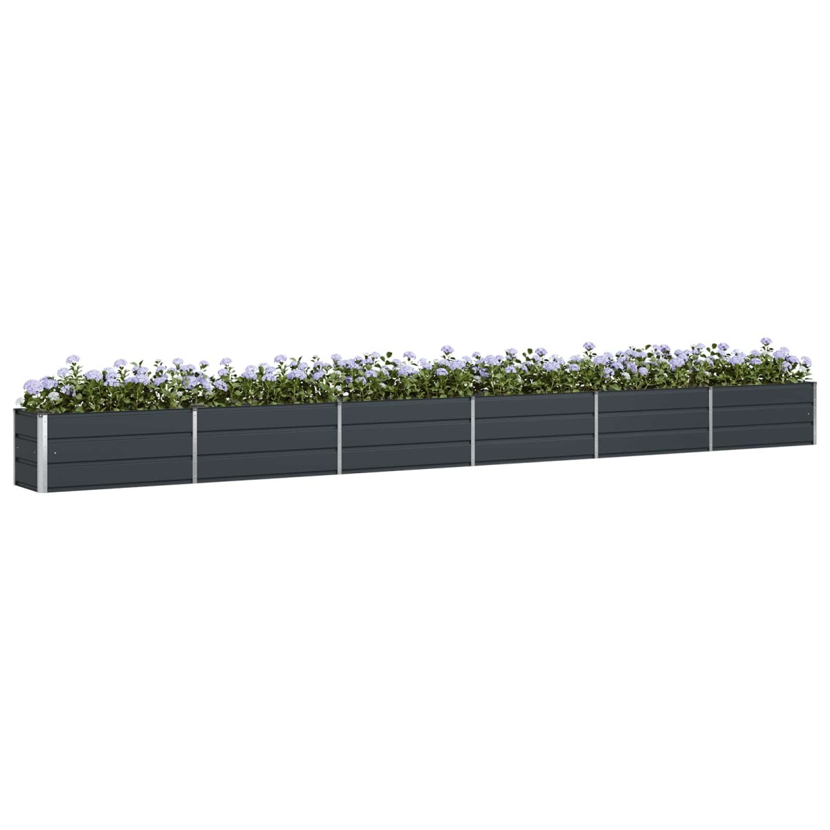 vidaXL Γλάστρα Ανθρακί 580 x 50 x 45 εκ Επικαλυμμένος Χάλυβας
