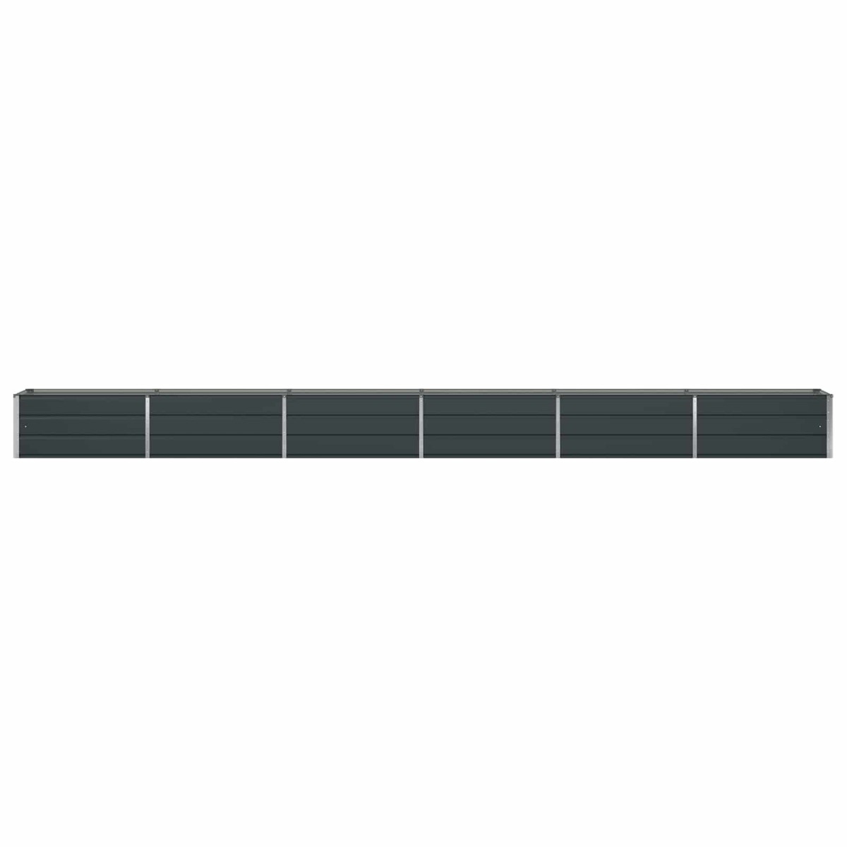 vidaXL Γλάστρα Ανθρακί 580 x 50 x 45 εκ Επικαλυμμένος Χάλυβας