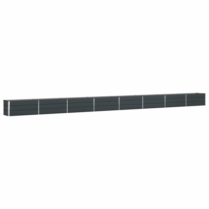vidaXL Γλάστρα Ανθρακί 770 x 50 x 45 εκ Επικαλυμμένος Χάλυβας