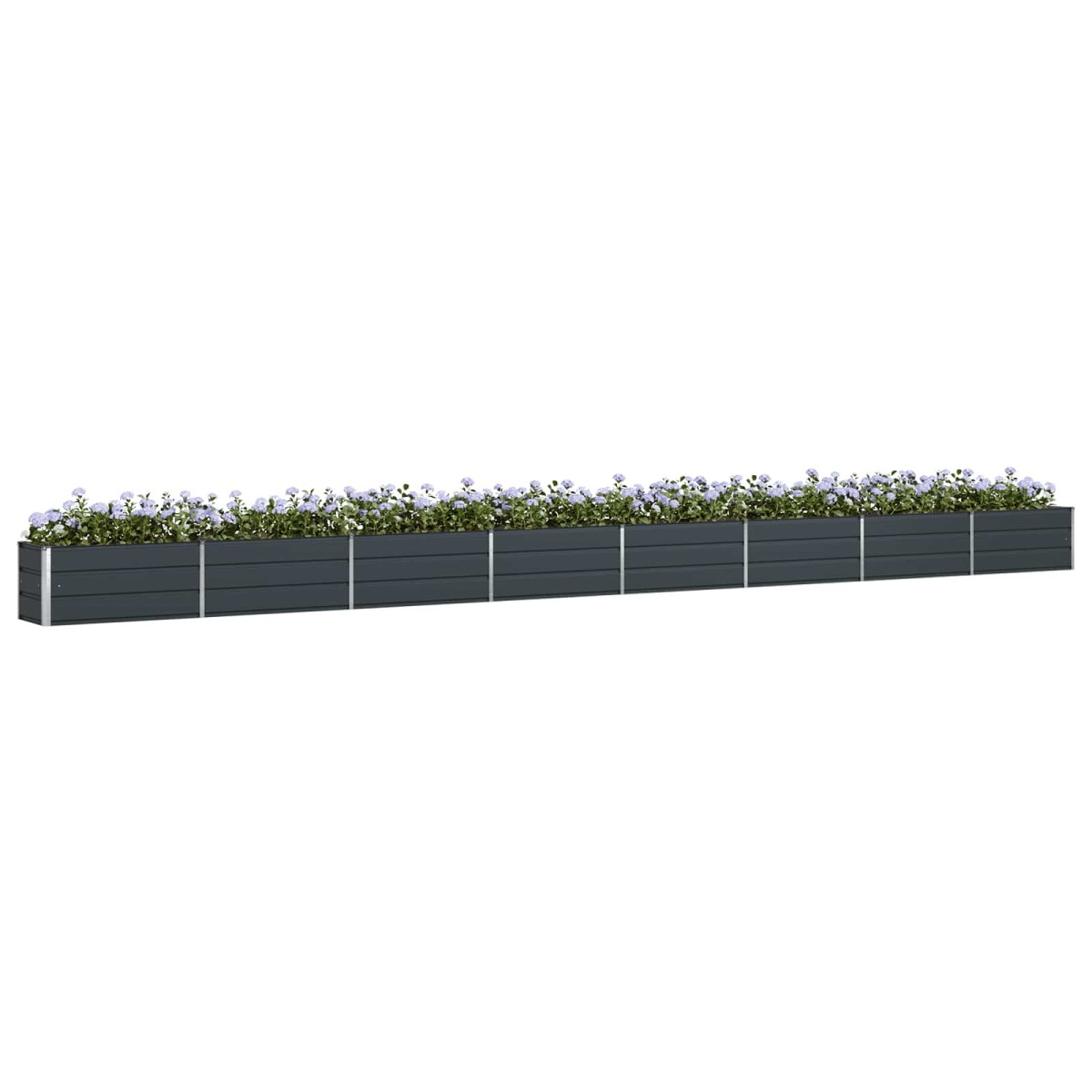 vidaXL Γλάστρα Ανθρακί 770 x 50 x 45 εκ Επικαλυμμένος Χάλυβας