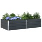 vidaXL Γλάστρα Ανθρακί 195 x 100 x 45 εκ Επικαλυμμένος Χάλυβας