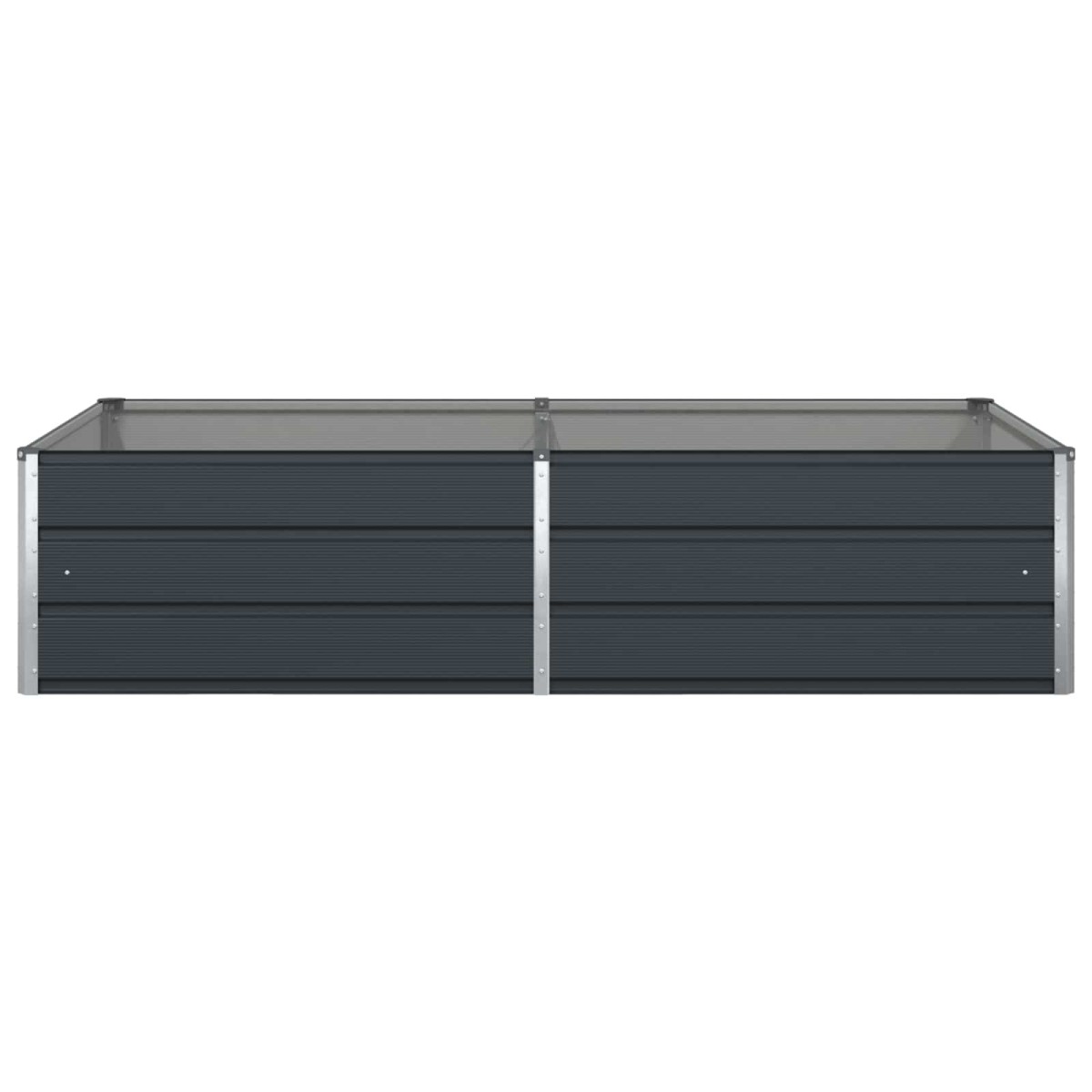 vidaXL Γλάστρα Ανθρακί 195 x 100 x 45 εκ Επικαλυμμένος Χάλυβας